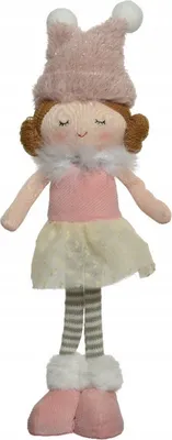 Imagen del producto de Figura navideña de una niña de pie, 43 cm