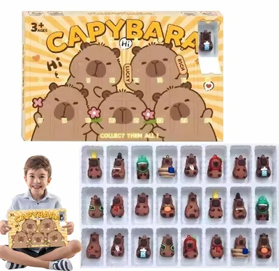 Obrázek produktu pro Adventní kalendář - Capybara, samé figurky.