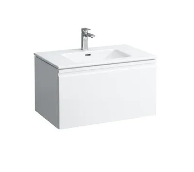 Obrázek produktu pro Laufen Pro S - Skříňka s umyvadlem, 800x500x460 mm, 1 zásuvka, lesklá bílá H8609644751041
