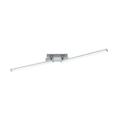 Image de Eglo 96107 Lasana 2 LED Plafonnier 2x9W Acier Alu Chrome