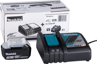 Image de Power Pack MAKITA 191A24-4 18V LXT batterie 3Ah et chargeur rapide