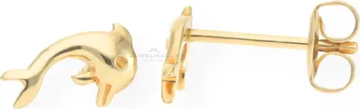 Produktbild von JuwelmaLux Ohrstecker für Kinder Delfin 585 Gold JL10-06-0918