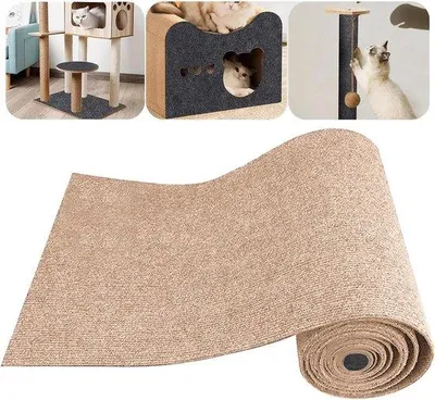 Produktbild von Katzenkrabmatte 200 x 40 cm - Selbstklebend und zuschneidbar