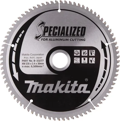 Obrázok produktu pre Makita SPECIALISED Sägeblatt 235x30x80Z - B-33277