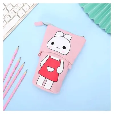 Produktbild von 2-in-1 Federmäppchen und Stifthalter, rosa