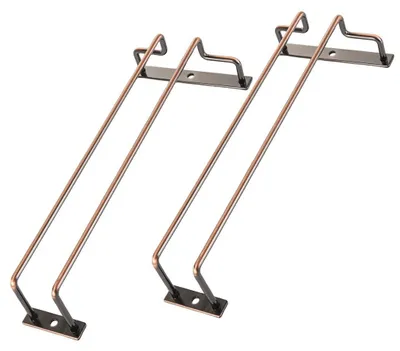 Produktbild von Unterbau Weinglashalter aus Stahl, Set von 2