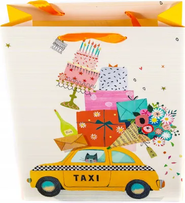 Produktbild von Geschenktüte Bunt 26x32cm - Stabile Tragetasche für Geschenke & Überraschungen