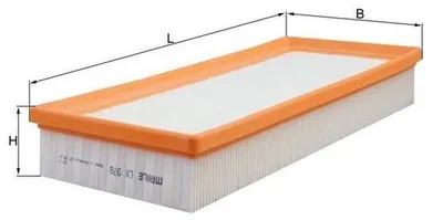 Obrázok produktu pre Vzduchový filter KNECHT LX 978