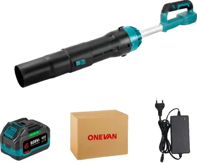 Obrázek produktu pro Turbofén, výstupní výkon 8000 W, bezkartáčový motor, 1 baterie, 1 zástrčka EU