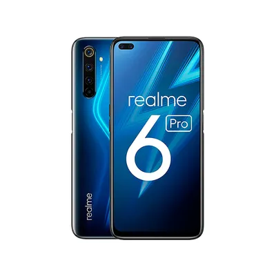 Produktbild von realme 6 Pro, 16,8 cm (6.6"), 8 GB, 128 GB, 64 MP, Android 10, Blau