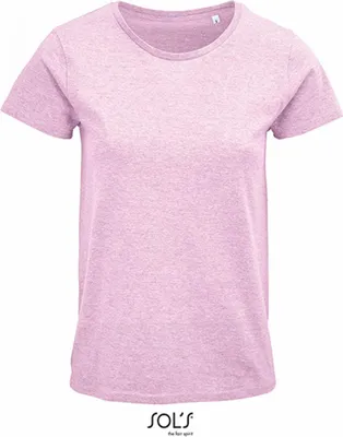 Produktbild von SOLs 03581 | Damen Shirt, Crusader Women T-Shirt, Jersey 150 - Farbe: Heather Pink - Größe: XL