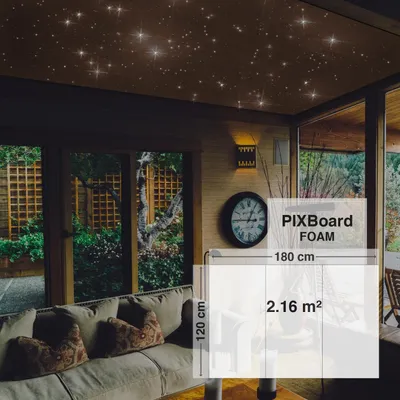 Produktbild von Bausatz Pixlum FOAM LED Sternenhimmel (120 cm x 180 cm) mit 90  PixLEDs - Warmweiß