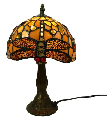 Produktbild von Echtglas Tiffany-Stil Tischleuchte Charlotte H33cm