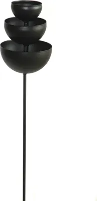 Produktbild von Regenfänger Gartenstecker Insektentränke Metall Gartendeko Tränke Pulverbeschichtet Beetstecker Topfstecker 75cm