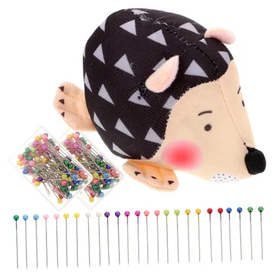Produktbild von Nadelkissen Igel Form aus Polyester Sicheres Fixieren von Nadeln Buntes Selbstgemacht Nadelkissen für Handarbeiten und Bestickte Kissen Leicht Tragbar