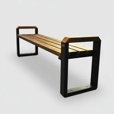 Immagine prodotto di Panchina da giardino Panchina fissa Panchina in legno Legno marrone scuro 100 cm