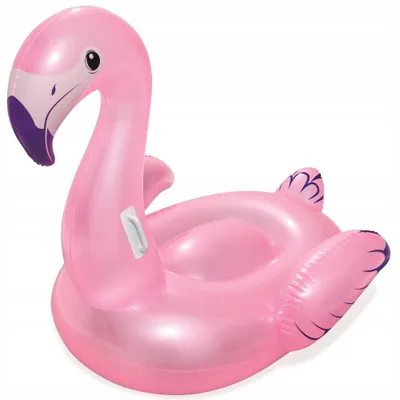 Produktbild von Bestway Flamingo Großer aufblasbarer Strand-Schwimm-Flamingo 154x144 cm
