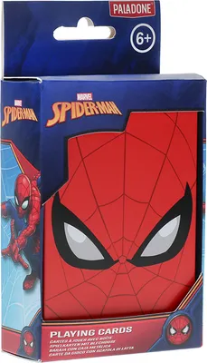 Produktbild von Paladone Spiderman-Sammelkarten aus Blech – offizielles Disney-Produkt, Standard-Spielkartenset mit 54 Karten, Geschenk für Disney-Fans