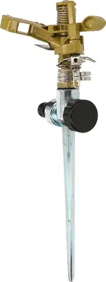 Produktbild von KOTARBAU® Pulsationssprenger 30cm mit Erdspieß Gartenschlauchanschluss einstellbarer Wasserstrom