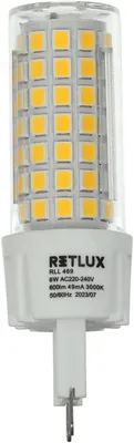 Obrázok produktu pre RETLUX RLL 469 G9 6W LED Žiarovka WW