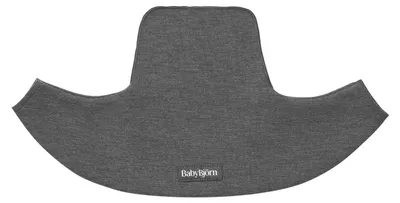 Produktbild von BabyBjörn Lätzchen für Babytrage Mini und Move, Jersey, Dunkelgrau