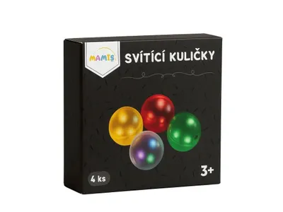 Produktbild von MAMIS Leuchtkugeln für Magnetkugelbahnen (4 Stück)