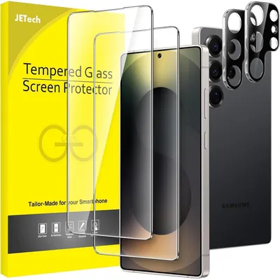 Obrázek produktu pro Ochranná fólie pro Samsung Galaxy S25 Ultra 5G s ochranou fotoaparátu, tvrzené sklo, 2 kusy