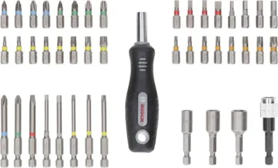 Produktbild von Extra Hard Schrauberbit-Set, Auststeller, 44+1-tlg.
