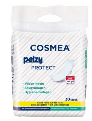 Zdjęcie produktu dla Cosmea, Pelzy Protect, Wkladki poporodowe, 10 sztuk (PRODUKT Z NIEMIEC)