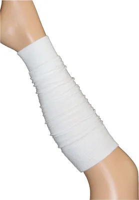 Produktbild von Tobeni 1 Paar Stulpen Leg Warmers Baumwolle für Teenager und Damen, Farbe:Weiss, Grösse:One Size