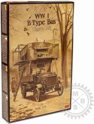 Productafbeelding van Type B, Eerste Wereldoorlog, model van een duivenhok voor transportvliegtuigen / 1:72