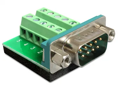 Image de Delock 65269 Adapter Delock Terminalblock 10Pin -> D-Sub9 Stecker