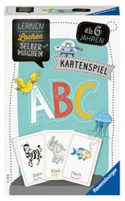 Produktbild von Lernen Lachen Selbermachen: Kartenspiel ABC Ravensburger 80347