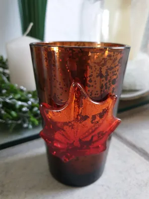 Produktbild von Gi221 braun Teelichthalter aus Glas Gilde