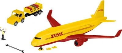 Produktbild von SIKU World - DHL Frachtflugzeug mit Zubehör