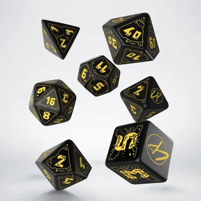 Obrázok produktu pre Cyberpunk Red Cube Set Wet Work - Polyhedral Set of 7