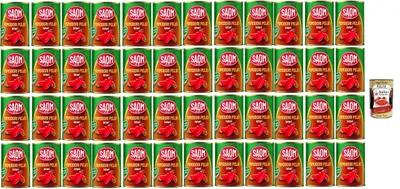 Produktbild von Saom Italian Gourmet Pomodori Pelati Tomaten, ganze geschälte 48 x 400g
