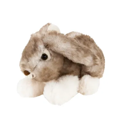 Produktbild von Inware Orli Plüschtier Hase, grau, 15 cm, waschbar bis 30°C, für Kinder