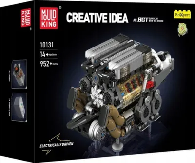 Image de Mould King 10131 W16 moteur à cylindres Dual V8 briques de serrage 952pcs kit de construction de jouets-NOUVEAU