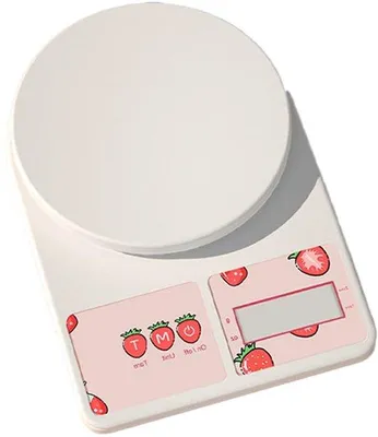 Immagine prodotto di Bilancia digitale con funzione tara, 10 kg, bianca