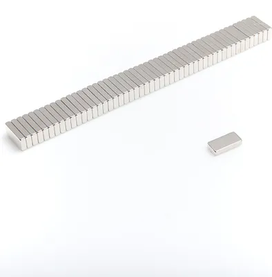 Produktbild von Neodym Magnet 10 x 5 x 2 mm N38 Quader Case - 10 Stück