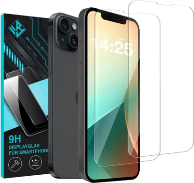Produktbild von 2x 9H Schutzglas Displayschutzfolie für Apple iPhone 13 mini Displayglas Displayschutz Glas Panzerfolie Schutzglasfolie