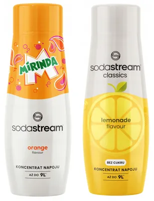 Produktbild von SODASTREAM Konzentrat-Set für den Saturator 2x MIRINDA Sirup + LIMONADE