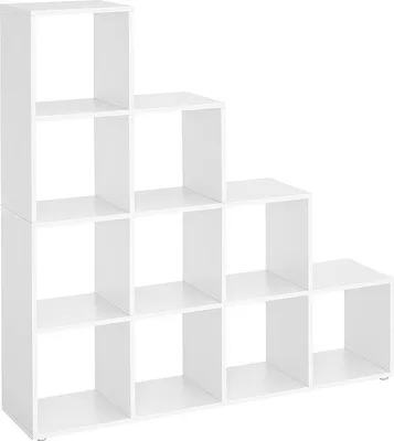 Produktbild von Famanu Bücherregal 10 Offene Fächer - Für Wohnzimmer, Schlafzimmer und Arbeitszimmer