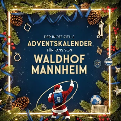 Produktbild von Der inoffizielle Adventskalender für Fans von Waldhof Mannheim