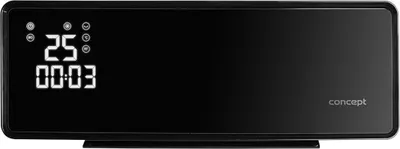 Immagine prodotto di Riscaldatore a parete in Vetroceramica con telecomando Display a LED Riscaldatore a parete in Vetroceramica con ventilatore Timer Funzione ventilatore Oscillazione 2000W fino a 20 m2 Nero