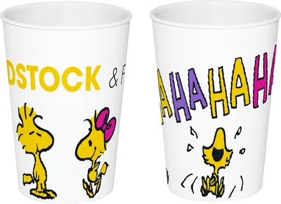 Produktbild von Trinkbecher Peanuts Woodstock 2er Set 330ml PP