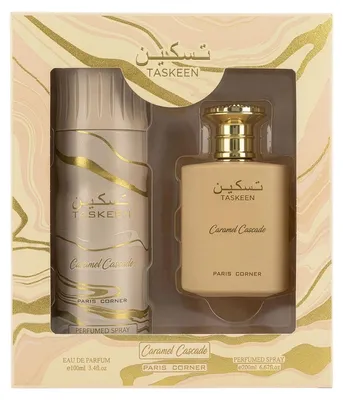 Image de Paris Corner - Taskeen Caramel Cascade, Eau de Parfum 100 ml + Déodorant spray 200 ml