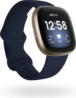 Immagine prodotto di FitBit 4061856797939 Fitbit Versa 3 nachtblau/softgold