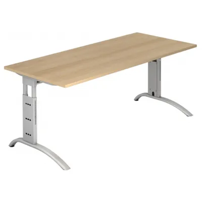 Produktbild von FARO 19 S - 180 x 80 Eiche/Silber höhenverstellbar